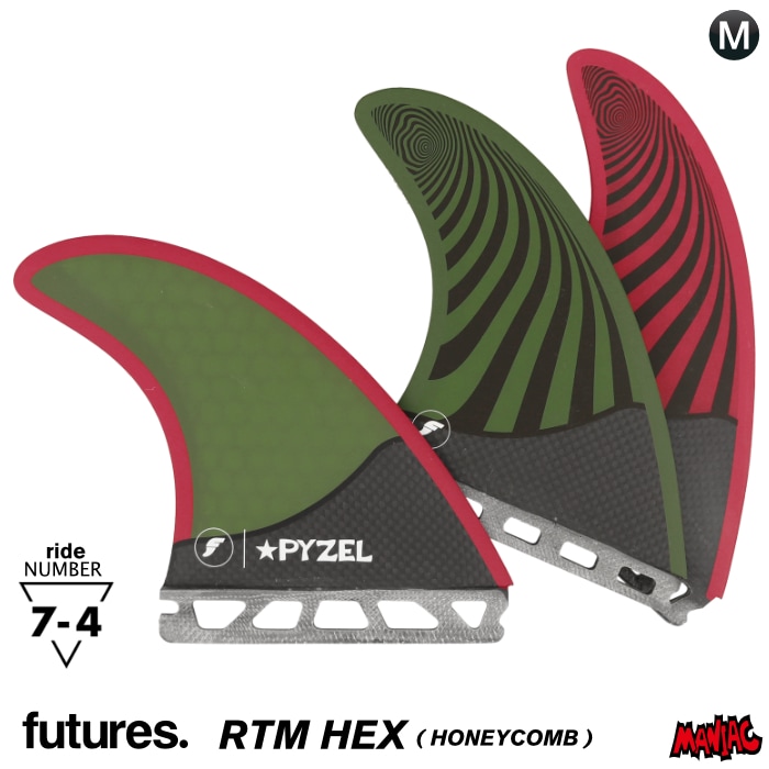 フューチャー フィン トライフィン パイゼル FUTURES. FIN