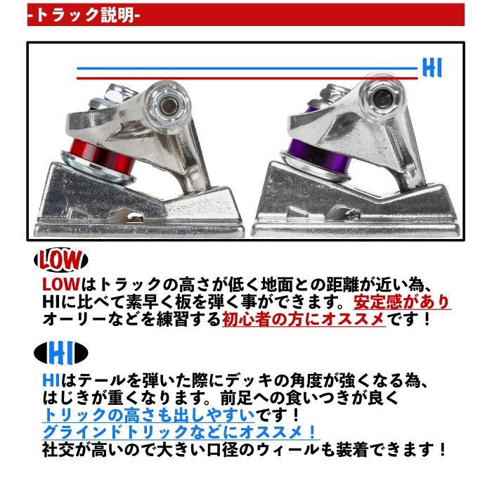 足回りセット スケボー トラック ウィール セット スケートボード