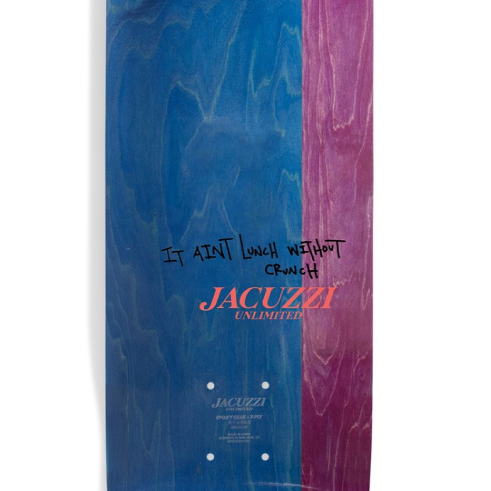 毎日割】スケボー デッキ 単品 スケートボード JACUZZI UNLIMITED