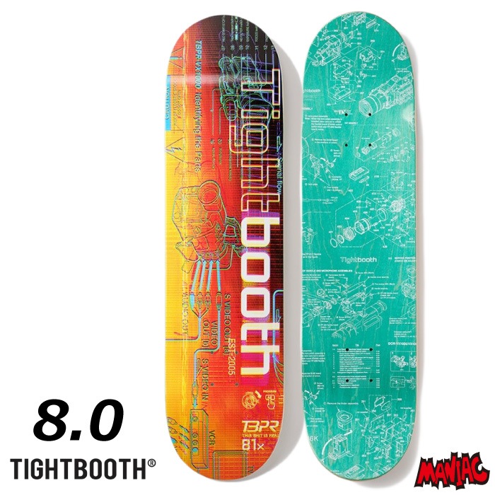 スケートボード TIGHTBOOTH DECK8.0 スケートボード TIGHTBOOTH DECK8.0 毎日割】スケボー デッキ