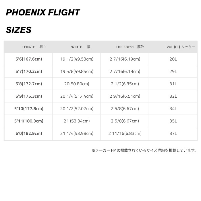 最終決算価格 DHD サーフボード ディーエイチディー PHOENIX FILGHT