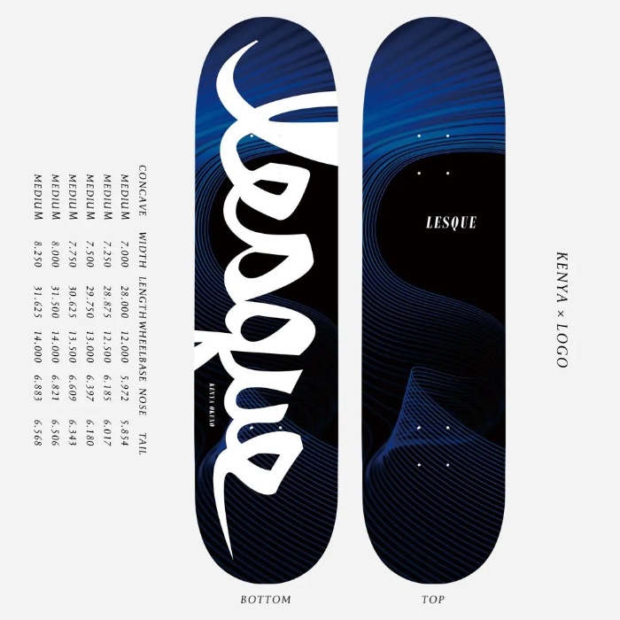スケートボード LESQUE SKATE BOARDS 毎日割】スケボー デッキ スケートボード LESQUE レスケ 7.0