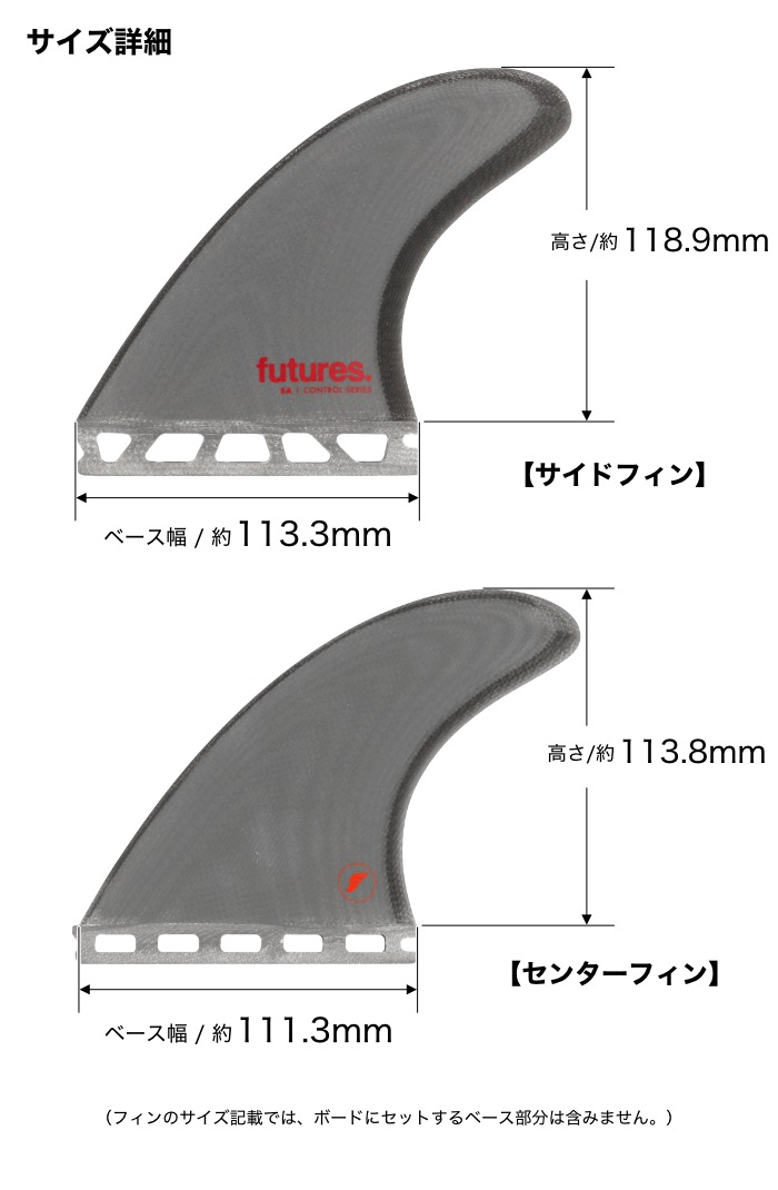フューチャー フィン トライフィン エリックアラカワ FUTURES. FIN