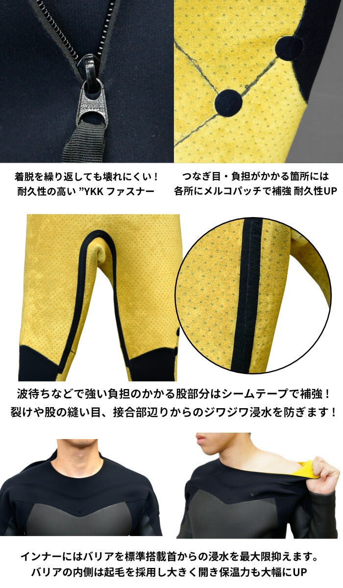 フルオーダーウェットスーツ サーフィン ウェットスーツ