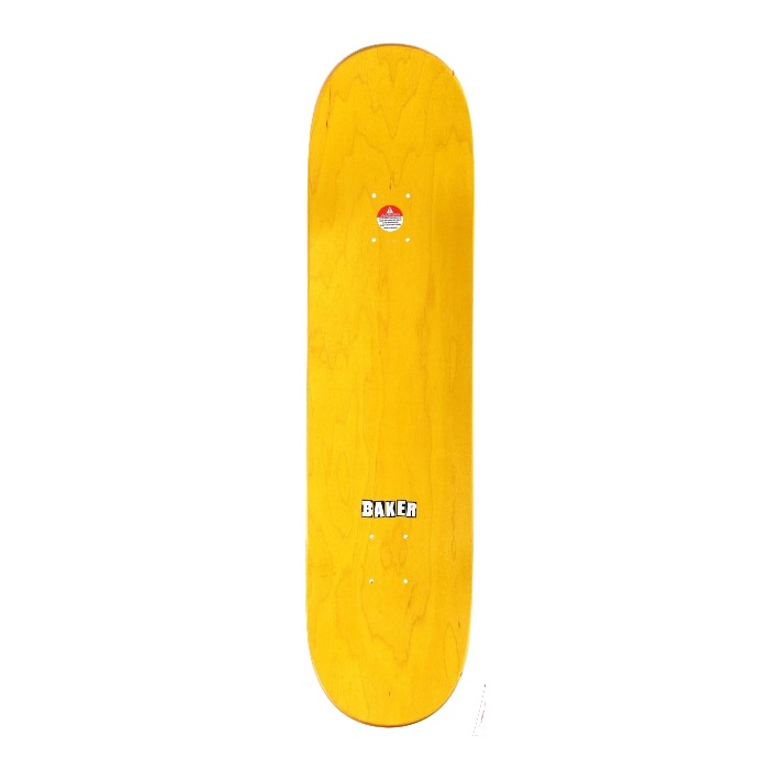 毎日割】スケボー デッキ ベイカー BAKER BLAND LOGO DECK WHITE