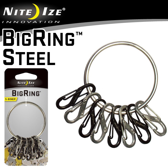 NITEIZE ナイトアイズ エスビナー ビッグリング スチール S-BINER BIG