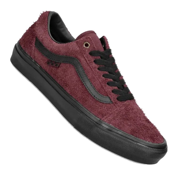 VANS バンズ スニーカー SKATE AUTHENTIC HAIRY SUEDE BLACK RUST