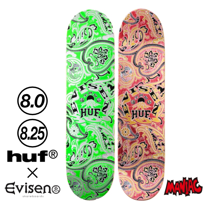 HUF x Steven Harrington スケートボードデッキ　8.25 HUF x Steven Harrington スケートボードデッキ 8.25