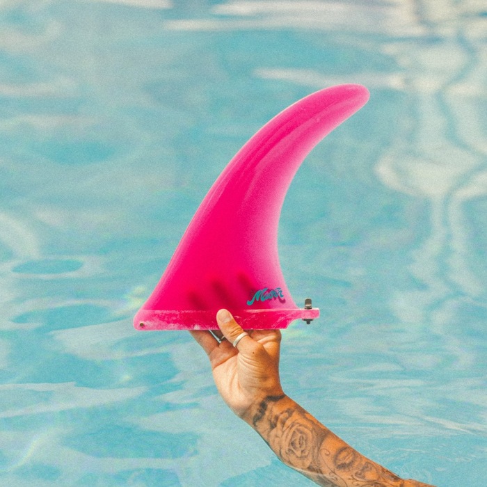 ロングボード センターフィン Mid Fin Co. ミッドフィン Pink Panther