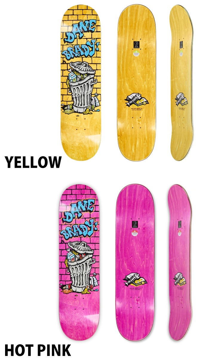 スケボー デッキ 単品 スケートボード POLAR ポーラー 9．0 DANE