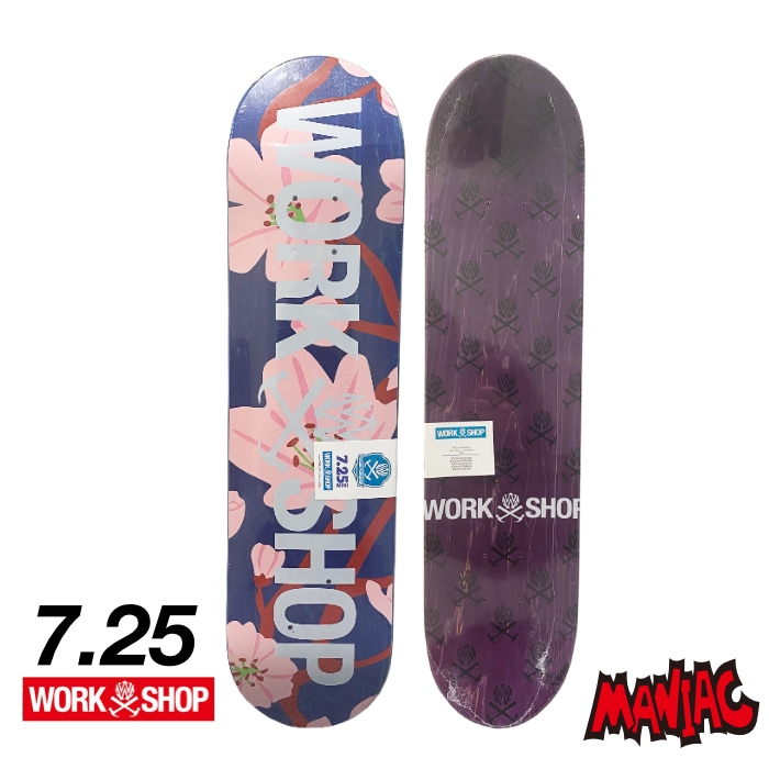 スケボー デッキ 7．25 単品 スケートボード ワークショップ