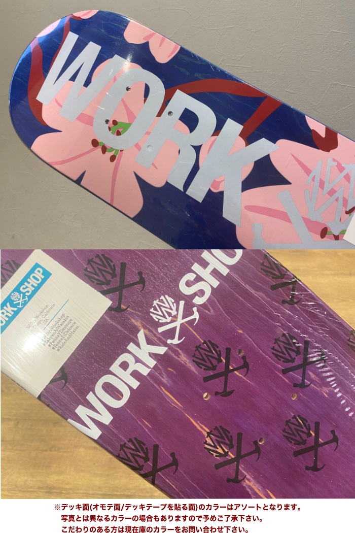 ܡ ǥå  ñ ȥܡ å ֥å ꡼ȥ WORK SHOP WILLYS WORK SHOP BLOSSOM DECK  SK8 SKATEBOARD  ȥ꡼ ȥå Ҷ å