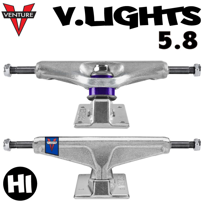 スケートボード スケボー トラック ベンチャー VENTURE TRUCK V-LIGHTS