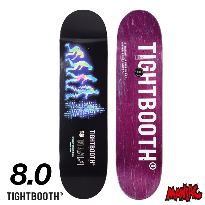 スケボー デッキ スケートボード TIGHT BOOTH タイトブース 8.0