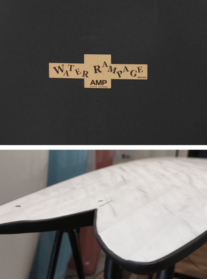 ソフトボード WATER RAMPAGE SUPER TWIN 5'7” HARD BOTTOM