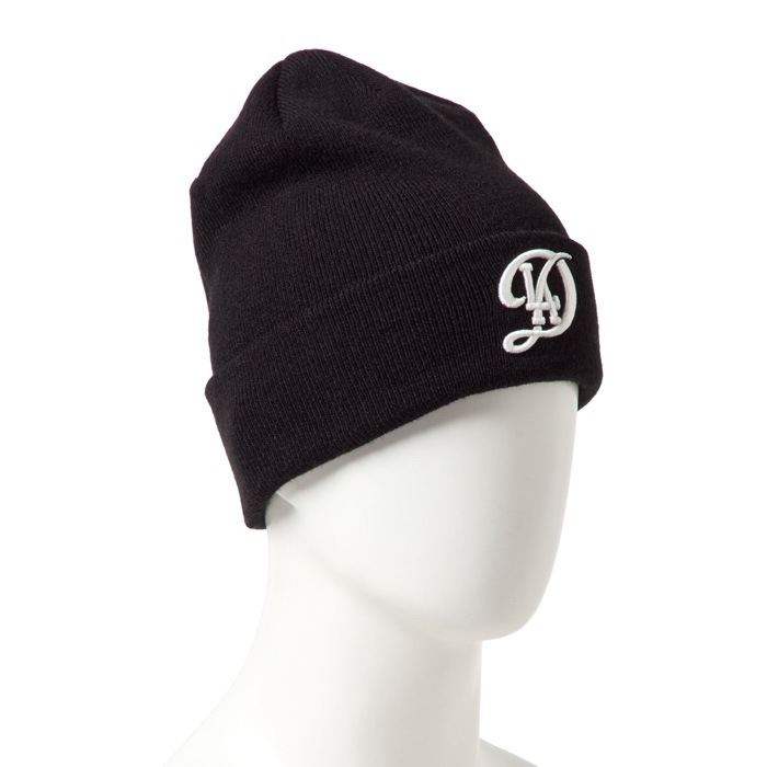   ニット帽　ブラック ニューエラ LA ニット帽 ビーニー NEWERA ベーシック カフニット