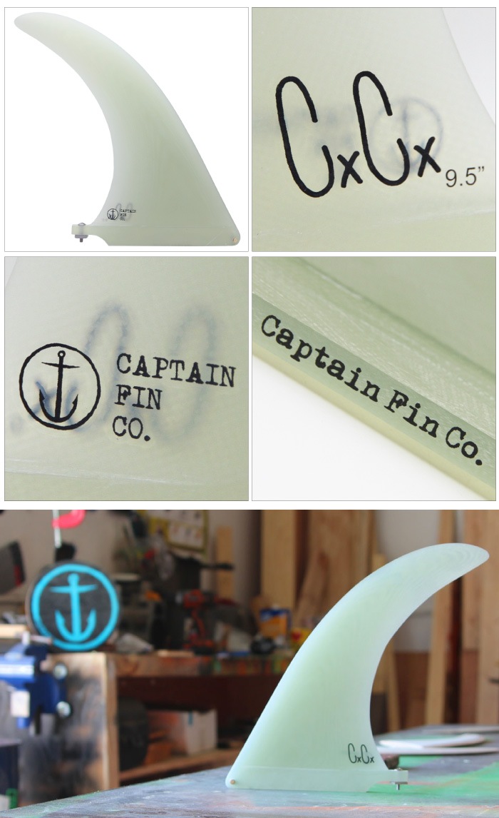 Captain Fin Chris Chris. シングルフィン 9.5\" CAPTAIN FIN キャプテンフィン CHRIS CHRISTENSON TRACKER 9.5