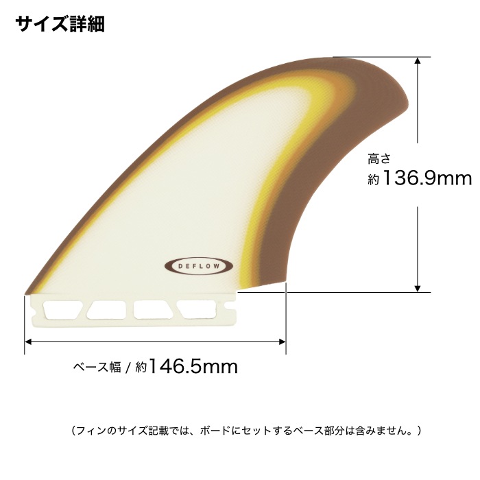 future フューチャー フィン ツインフィン フィッシュ DEFLOW デフロウ