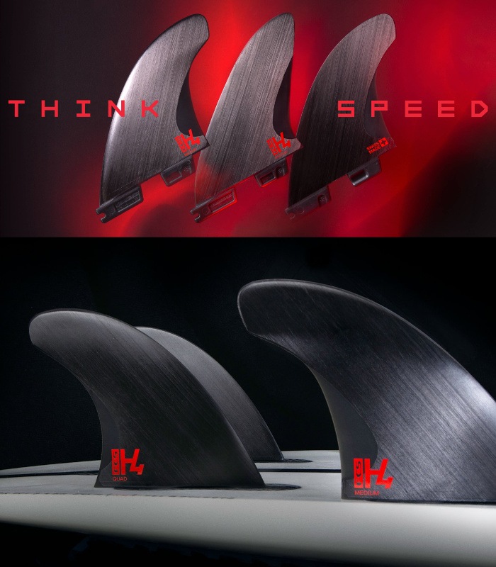 FCS2 FIN エフシーエス リア H4 Carbon カーボンMサイズ