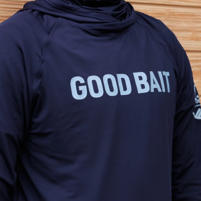 good bait グッドベイト サンガードフーディー ネイビー XL グッドベイト サンガードフーディ S ネイビー - 釣具のポイント 【公式