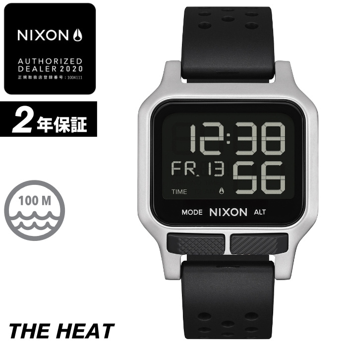 NIXON ニクソン 腕時計 THE HEAT - Silver - A1320-130 ヒート