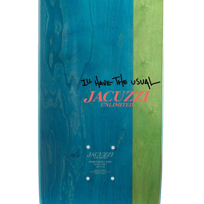 毎日割】スケボー デッキ スケートボード JACUZZI UNLIMITED
