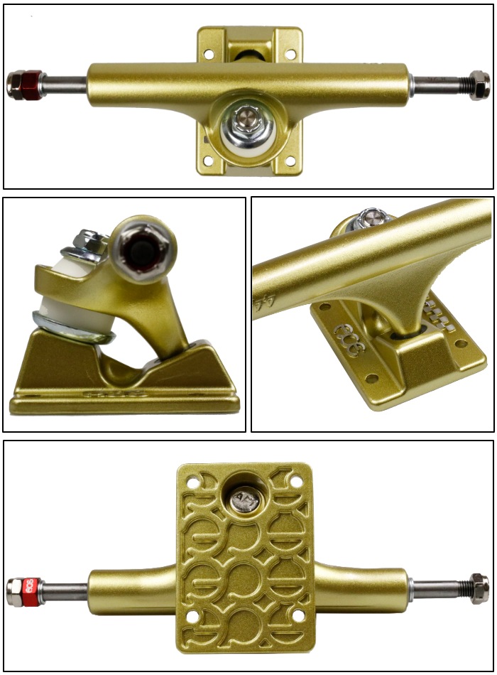 スケートボード ace truck AF1 33 GOLD Ace AF1 Skateboard Trucks - Gold – Mesa Skate Supply