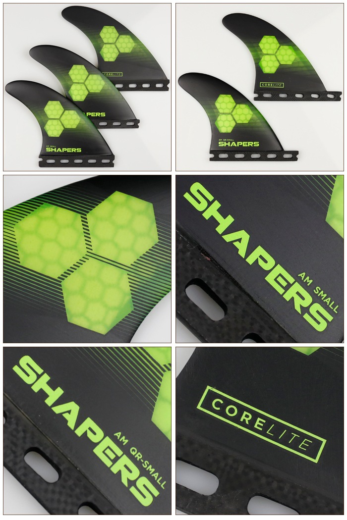 SHAPERS FIN シェイパーズフィン AM3 CORELITE FUTURE [SMALL] TRI