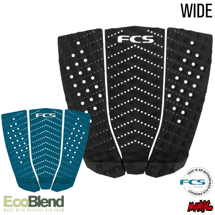 デッキパッド ショートボード用 FCS エフシーエス T-3 WIDE ECO