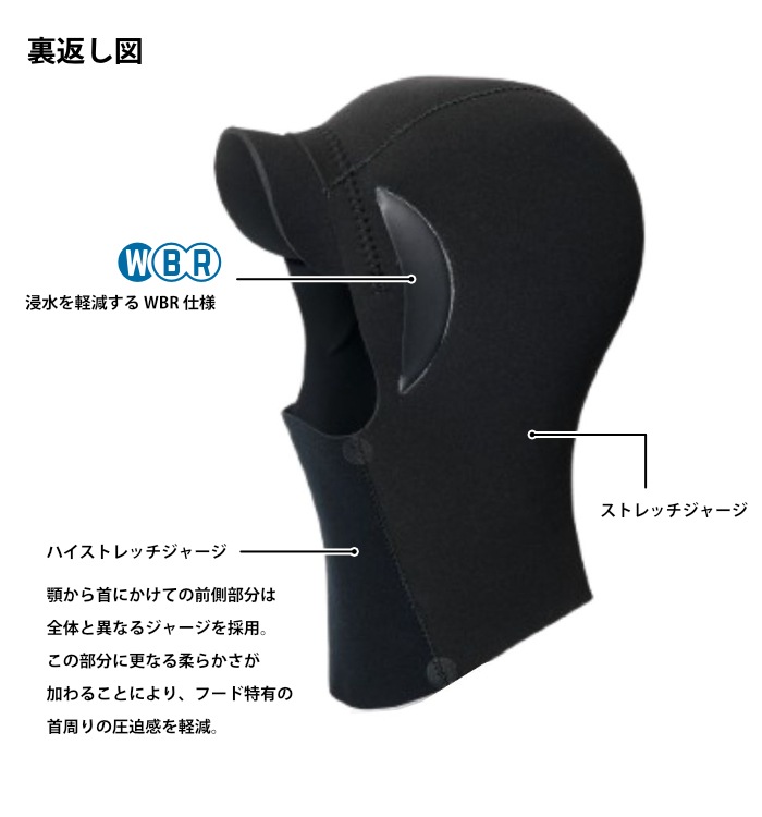 サーフィン 冬用 ヘッドキャップ サーフ8 1.5mm SURF8 サーフエイト