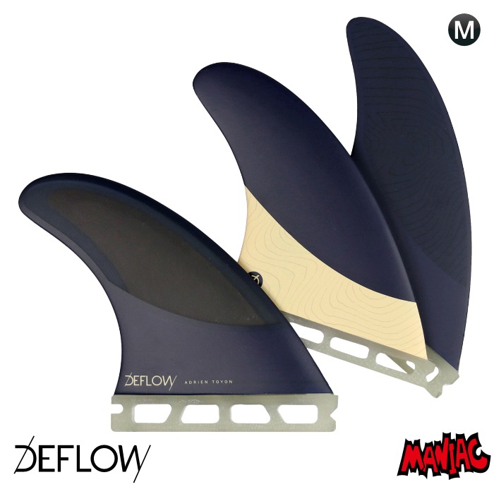 future フューチャー フィン トライフィン ショートボード用 DEFLOW