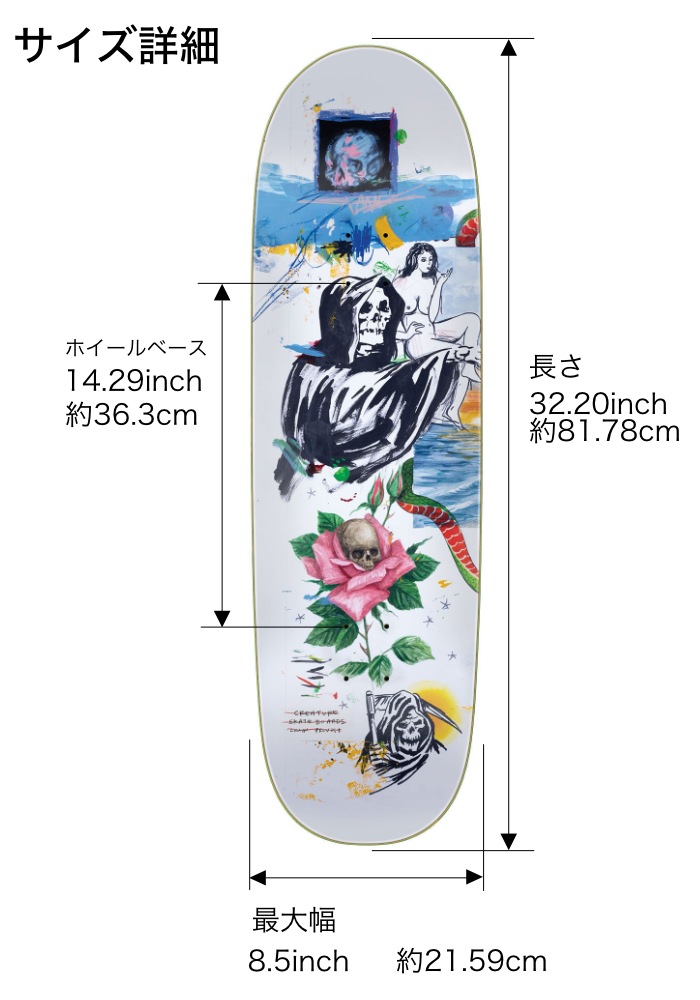 BlackEyePatch x LBWK LAMBO スケボーデッキ