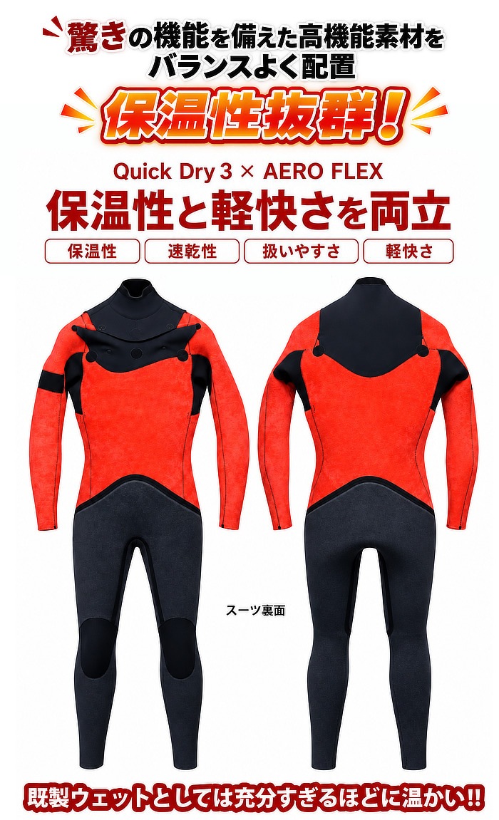 サーフィン ウェットスーツ セミドライ RINCON リンコン メンズ MANIAC