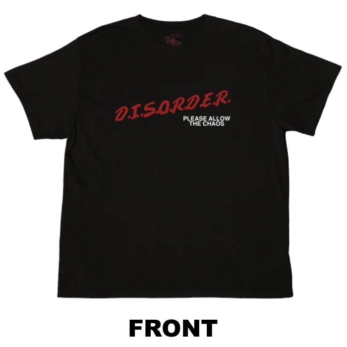 DISORDER ǥ D.I.S.O.R.D.E.R. TEE T Ⱦµ   ȥ֥  ܡ ȥܡɥ֥ Skateboard