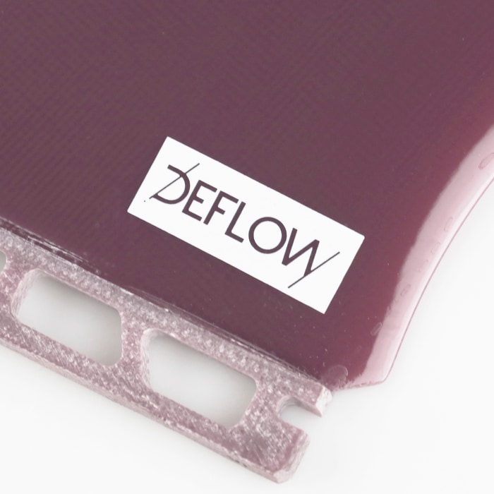 DEFLOW サーフボードフィン 4個セット パープル future フューチャー フィン クワッドフィン DEFLOW デフロウ デフロー