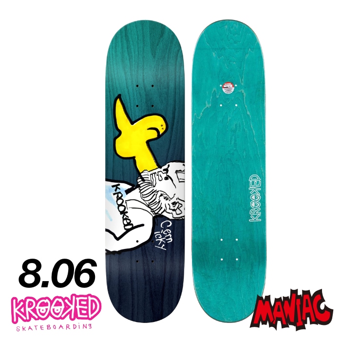  ܡ ǥå . ñ ȥܡ KROOKED 륭å CERNICKY SOCRATES 8.06 SK8 SKATEBOARD   ܥ 롼 