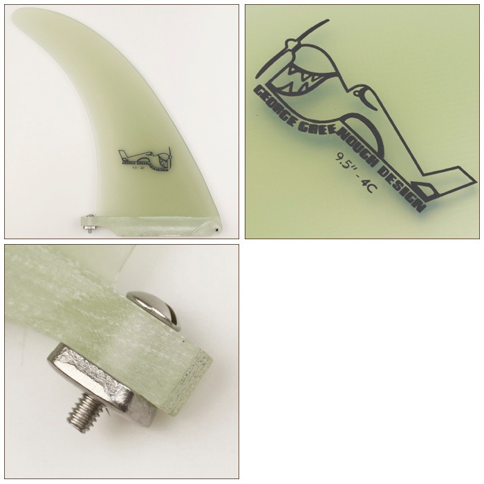 ジョージグリノー 4C 9.5 シングルフィン George greenough ジョージ