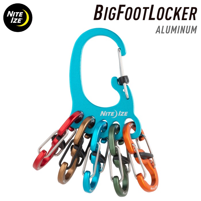  NITEIZE ʥȥ ӥåեåȥå ߥ˥ BIGFOOT LOCKER ALUMINUM å S-BINER ӥʡ Sӥʡ ޥå   ޤȤ ӥ ۥ 