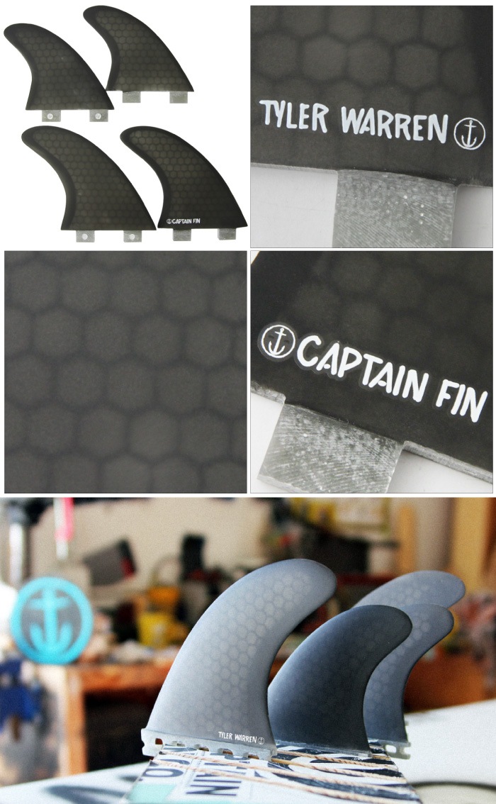 ショートボード用フィン CAPTAIN FIN CO. TYLER WARREN QUAD タイラー