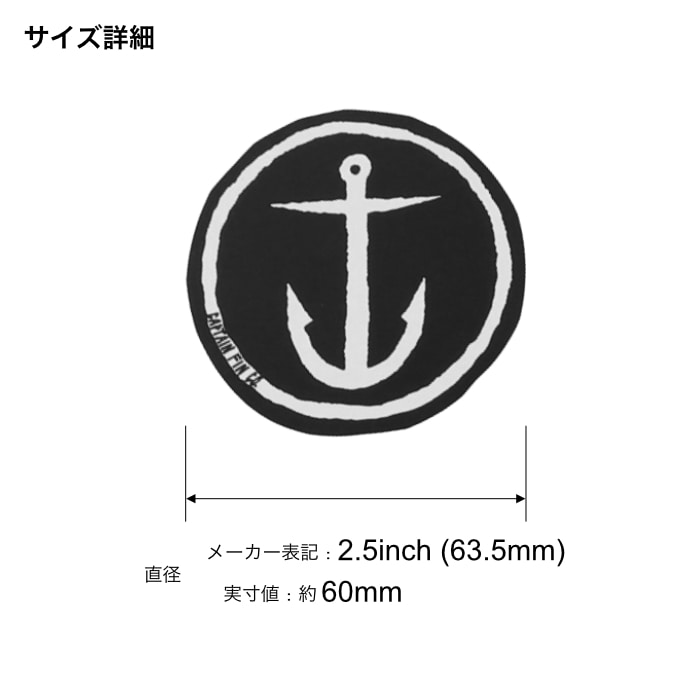  ե֥ ƥå CAPTAIN FIN CO. ץƥե ORIGINAL ANCHOR STICKER 2.5 ꥸʥ륢󥫡 󥫡ޡ 륿 ȥܡ ե Ρܡ