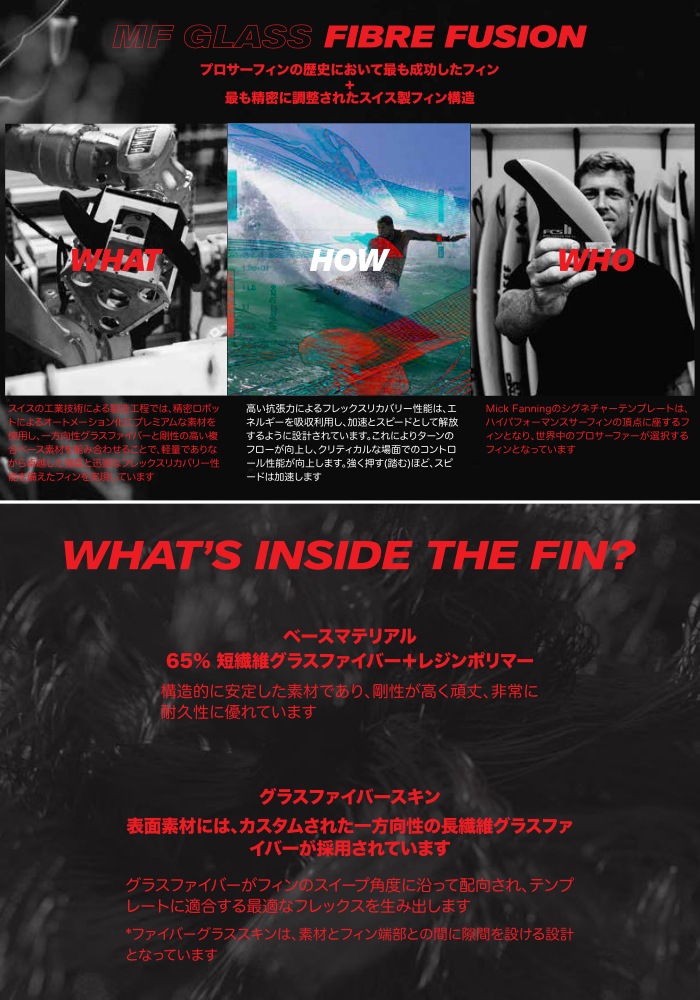 FCS2 FIN フィン トライフィン ミックファニング MF (MICK FANNING