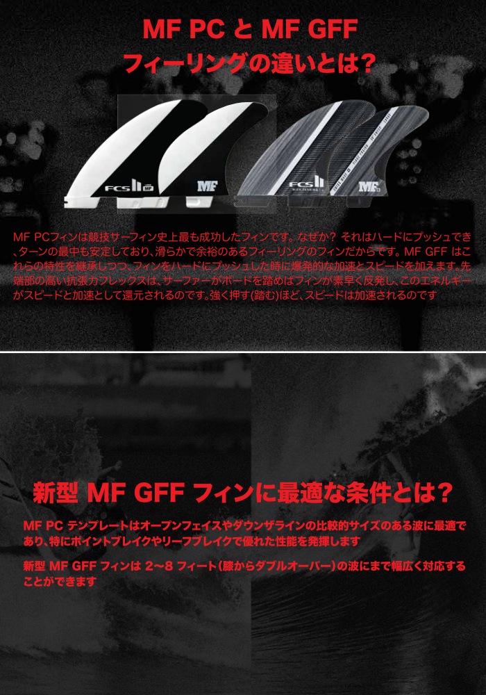 FCS2 FIN フィン トライフィン ミックファニング MF (MICK FANNING