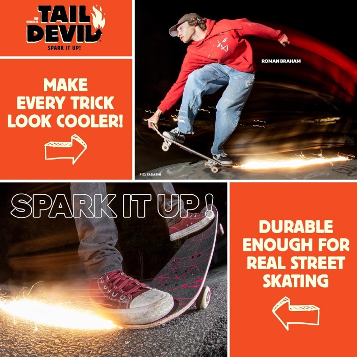 スケボー TAIL DEVIL テイルデビル テールデビル スパークプレート