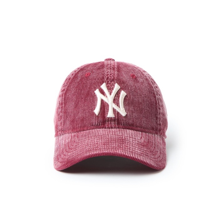 NY コーデュロイ キャップ ダストピンク ニューエラ NY ローキャップ 9TWENTY NEWERA MLB Faded Corduroy