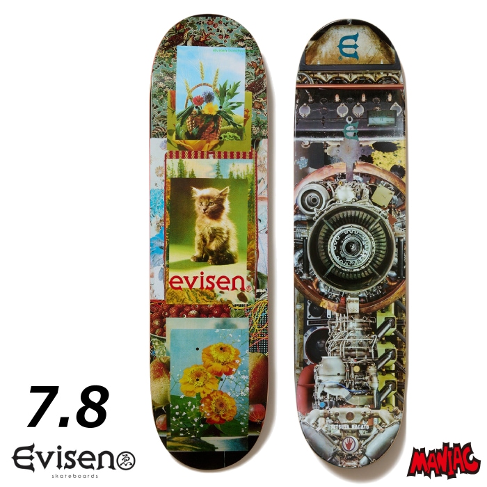 毎日割】スケボー デッキ スケートボード 7.8 EVISEN