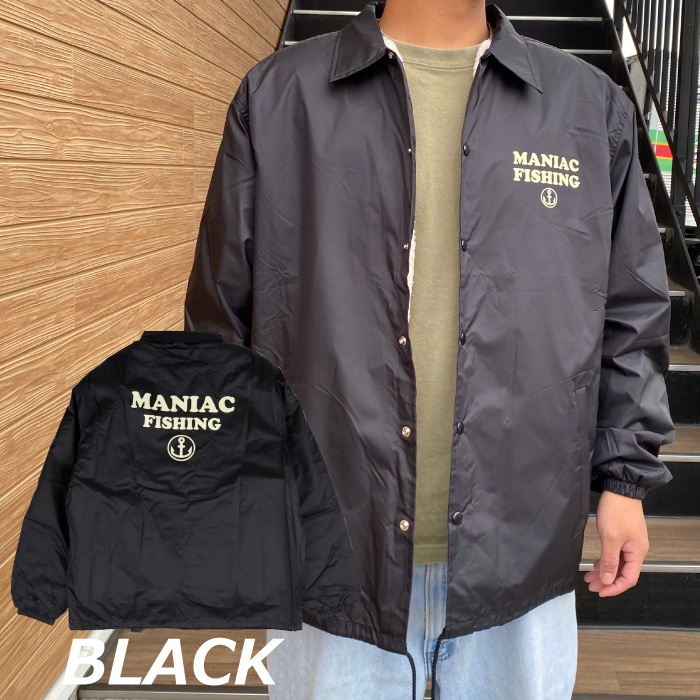 maniac fishing マニアックフィッシング 裏起毛 ジャケット ナイロン