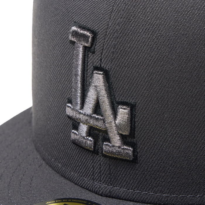 ニューエラ LA キャップ 59FIFTY NEWERA MLB Metallic Pewter