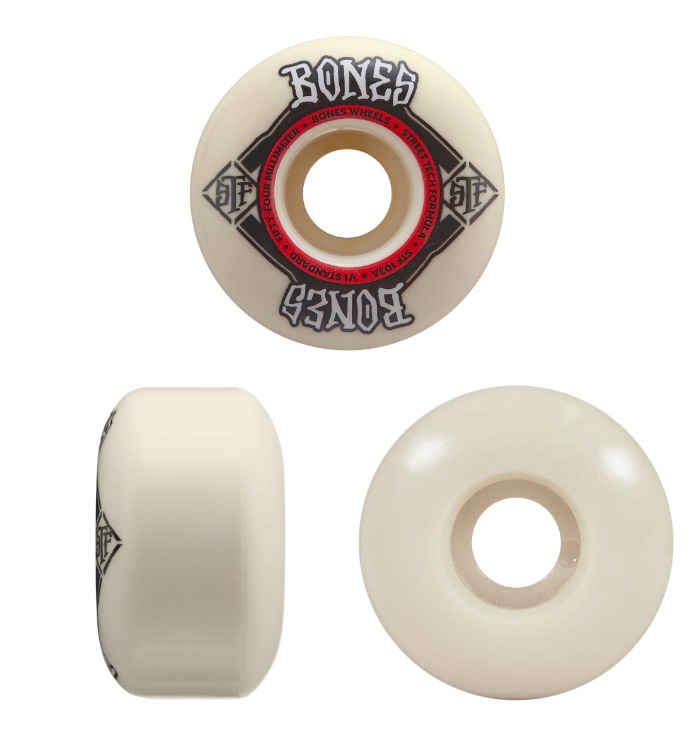 毎日割】スケボー BONES ボーンズ ウィール STF V1 STANDARD 103A 50mm