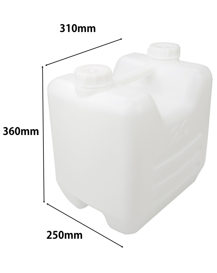 頑丈 つみタン つみたん 水缶 20L ポリタンク ウォータータンク