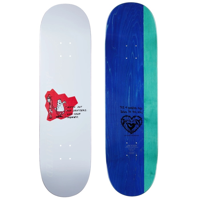 毎日割】スケボー デッキ 単品 スケートボード JACUZZI UNLIMITED